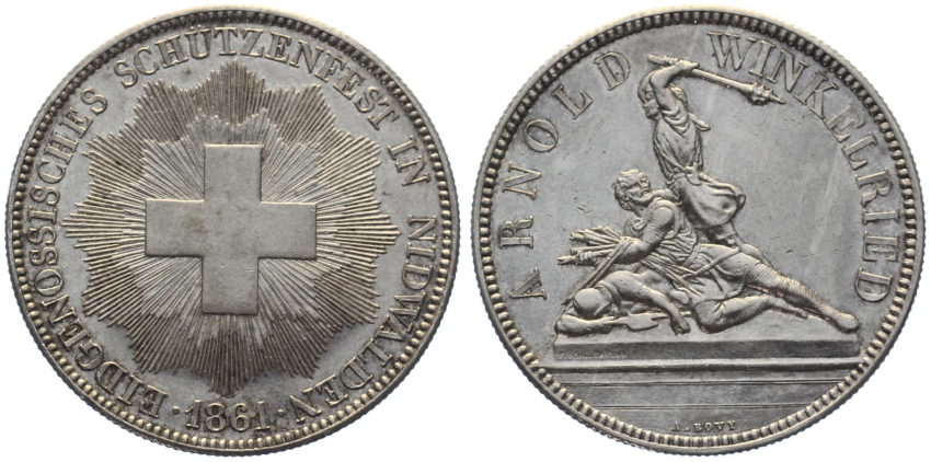 1861 Nidwalden - 5 Franken